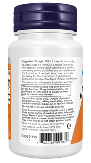 NOW NAC 600 mg Capsules