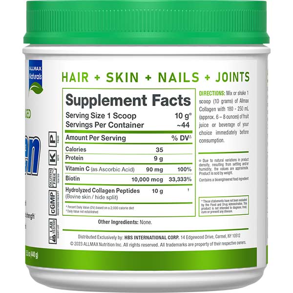COLLAGEN PEPTIDES POWDER + VITAMINS